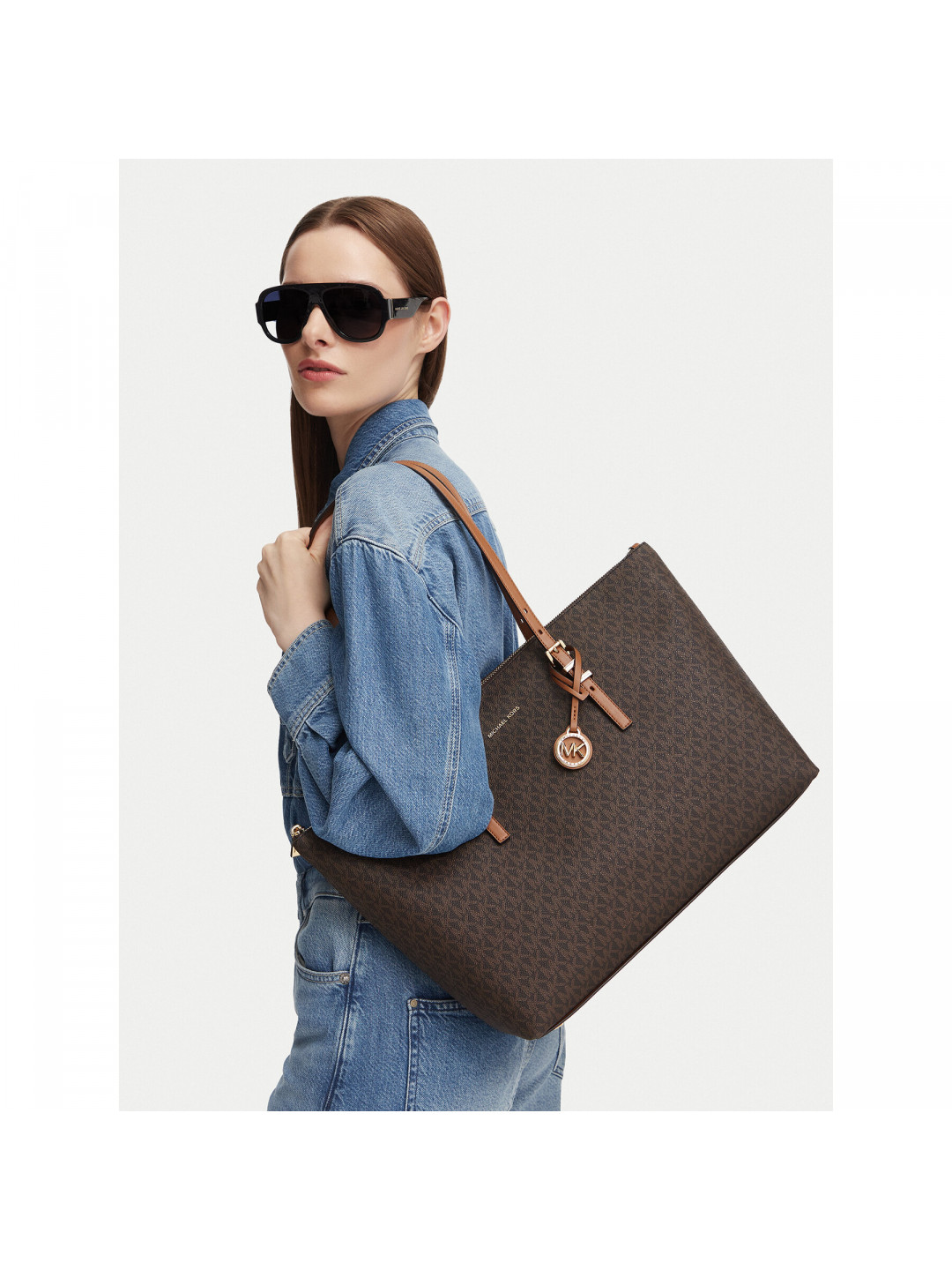 Kabelka MICHAEL Michael Kors 30T6GQNT9B Hnědá